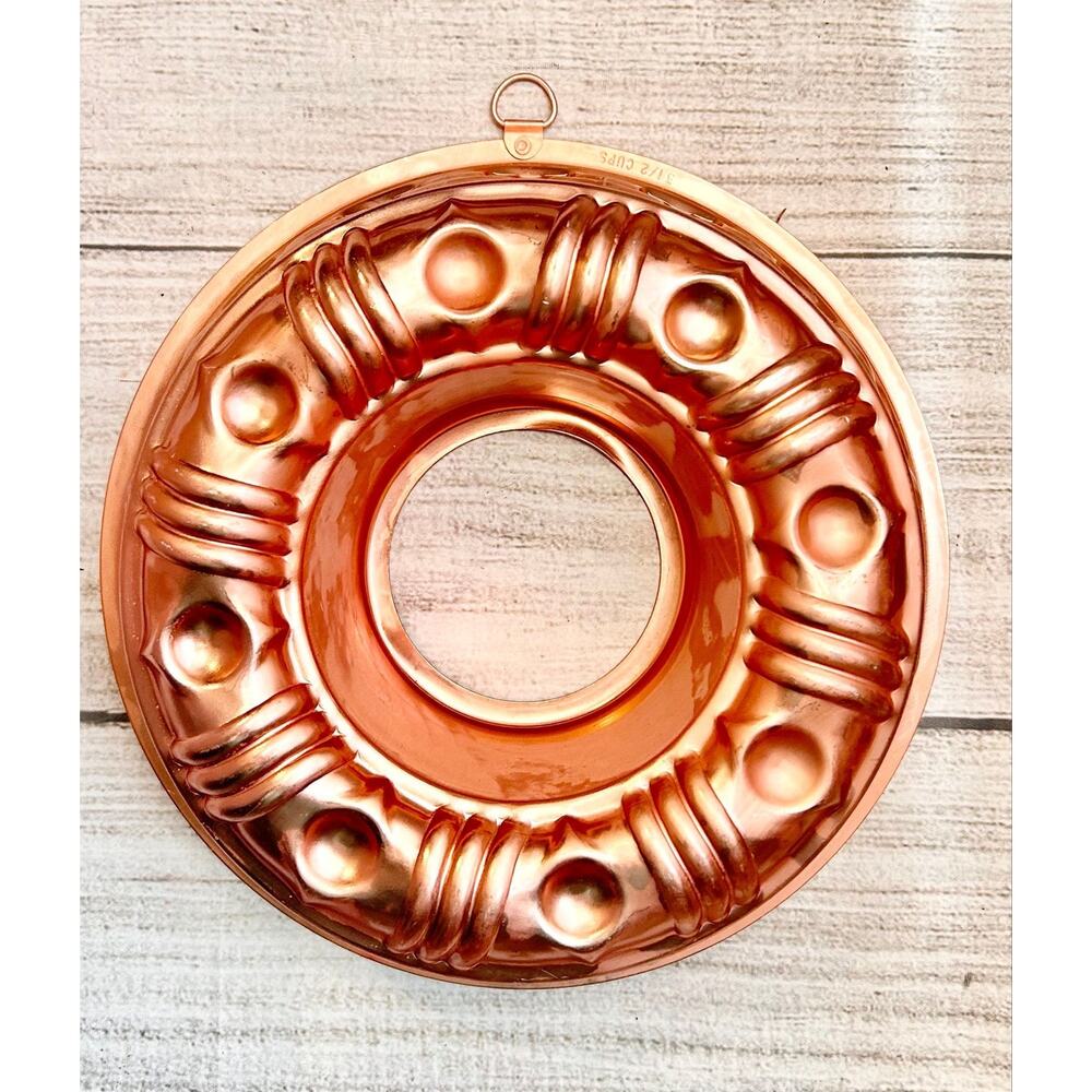 Copper Colored Aluminum Jello Mold